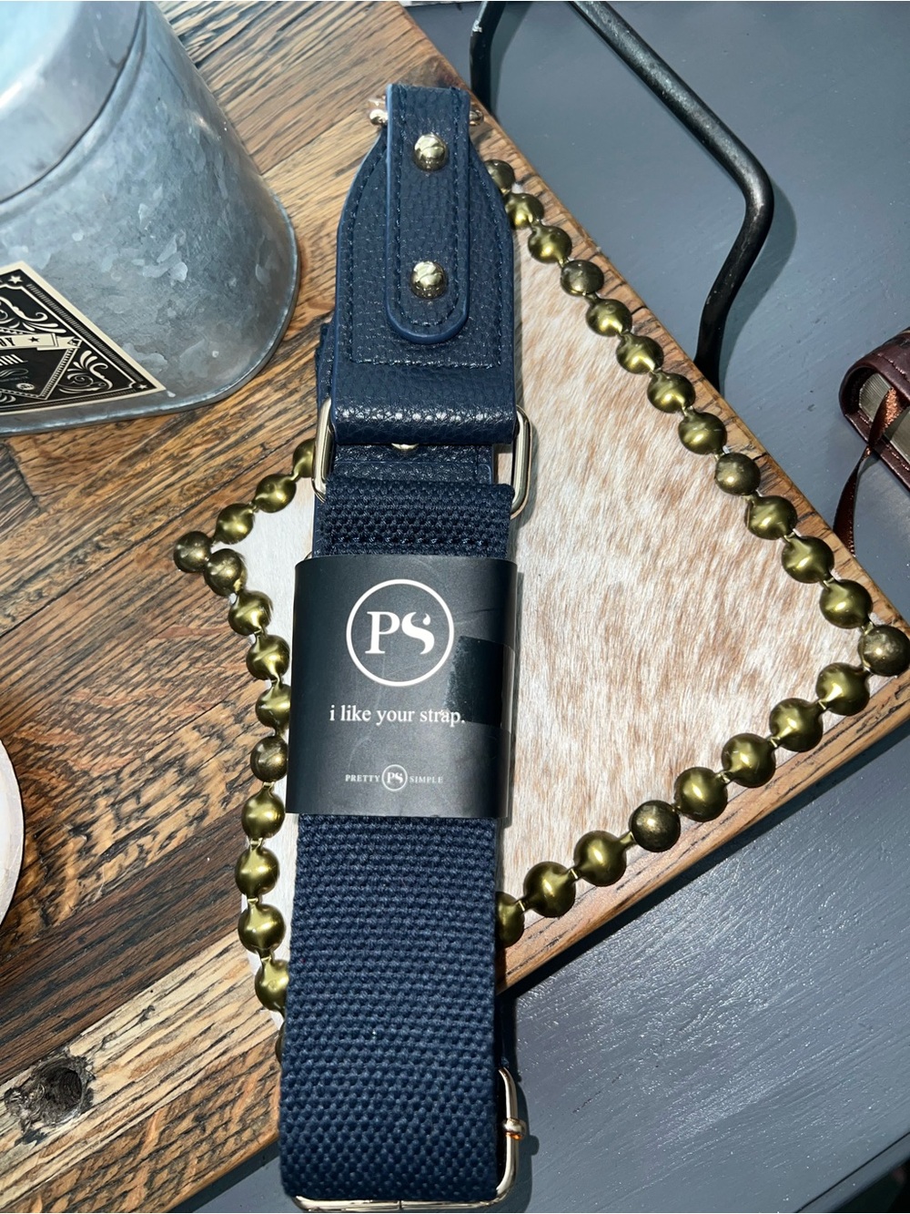 PS by Pretty Simple Navy Adjustable Bag Strap